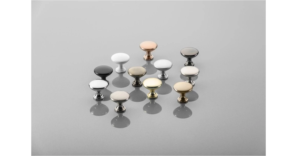 Kép 3/6 - Fogantyú fém, gomb, TERNI, króm