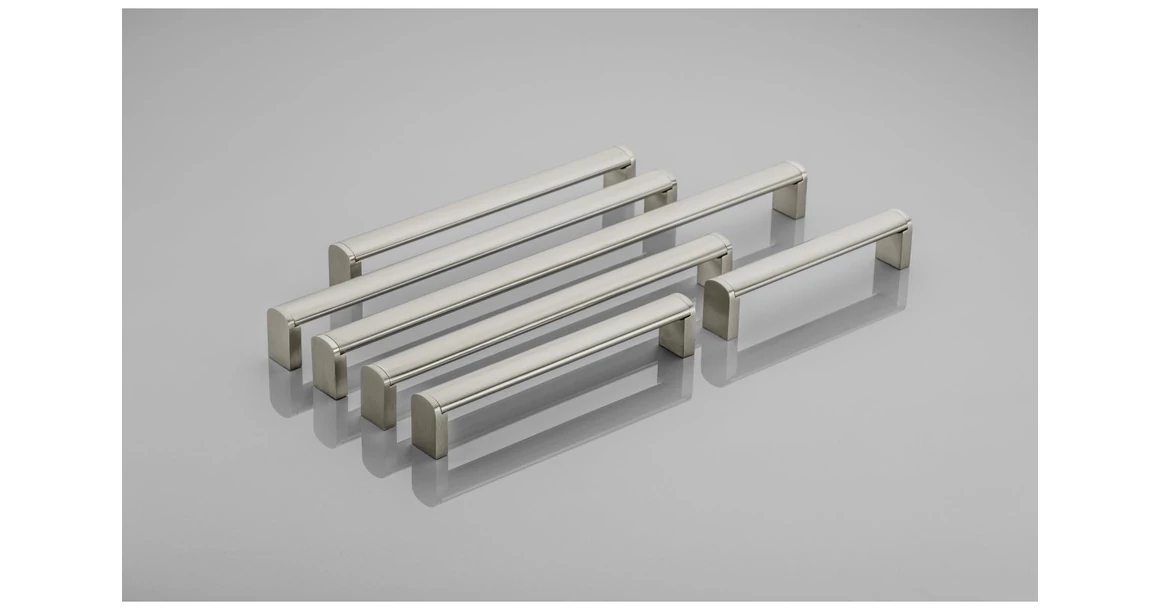 Kép 2/2 - Fogantyú fém,  128mm, UZ-682, szálcsiszolt