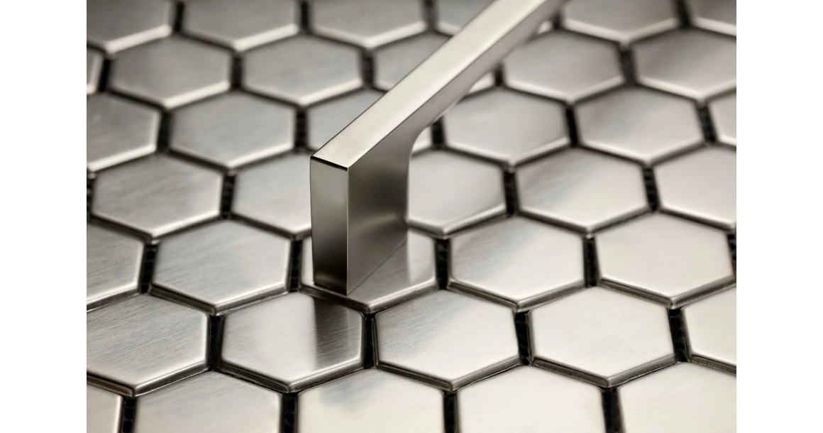 Kép 2/3 - Fogantyú fém,  256mm, UZ-819, szálcsiszolt