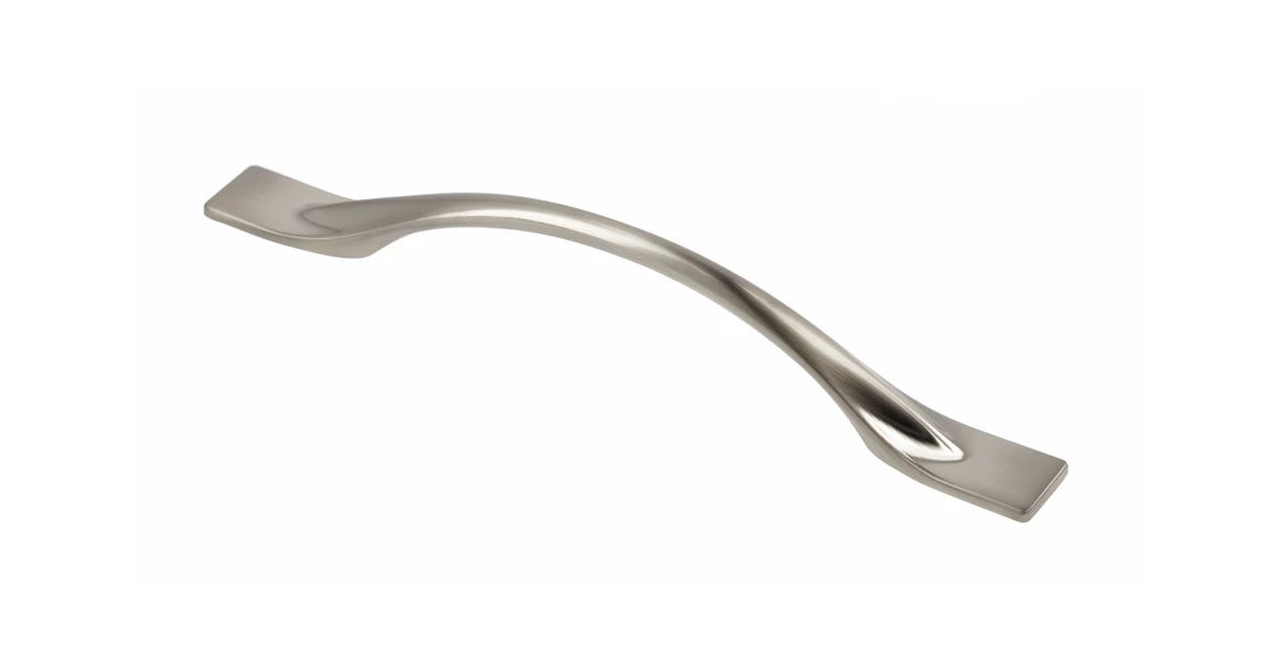 Kép 1/2 - Fogantyú fém,  128mm, FLOW, szálcsiszolt