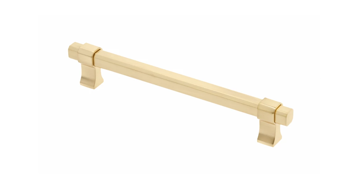 Kép 1/3 - Fogantyú GTV IMPERIAL, C=160 mm, L=194 mm, ZnAl, Arany, csiszolt arany