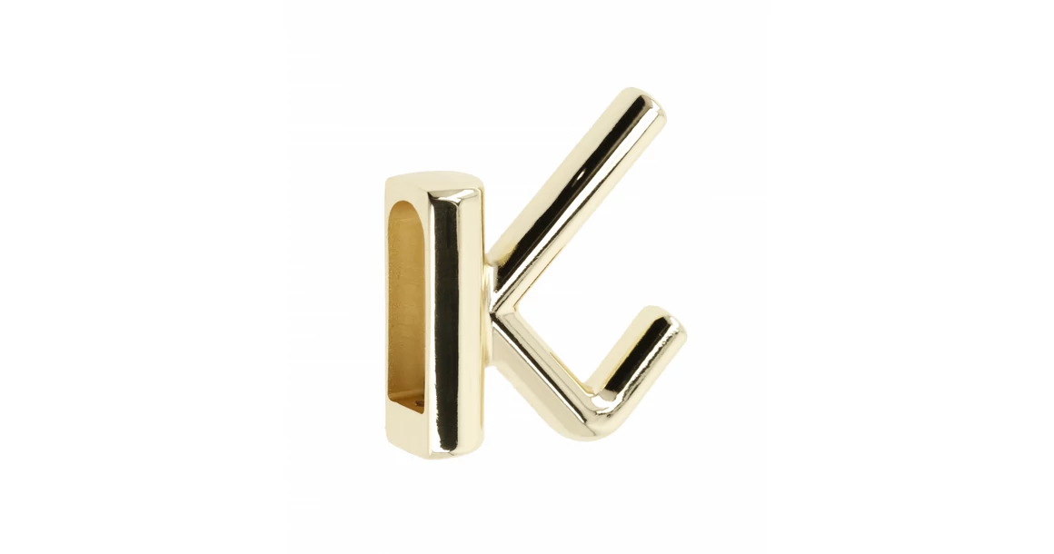 Kép 2/7 - Fogas fém, Lens, arany fényes