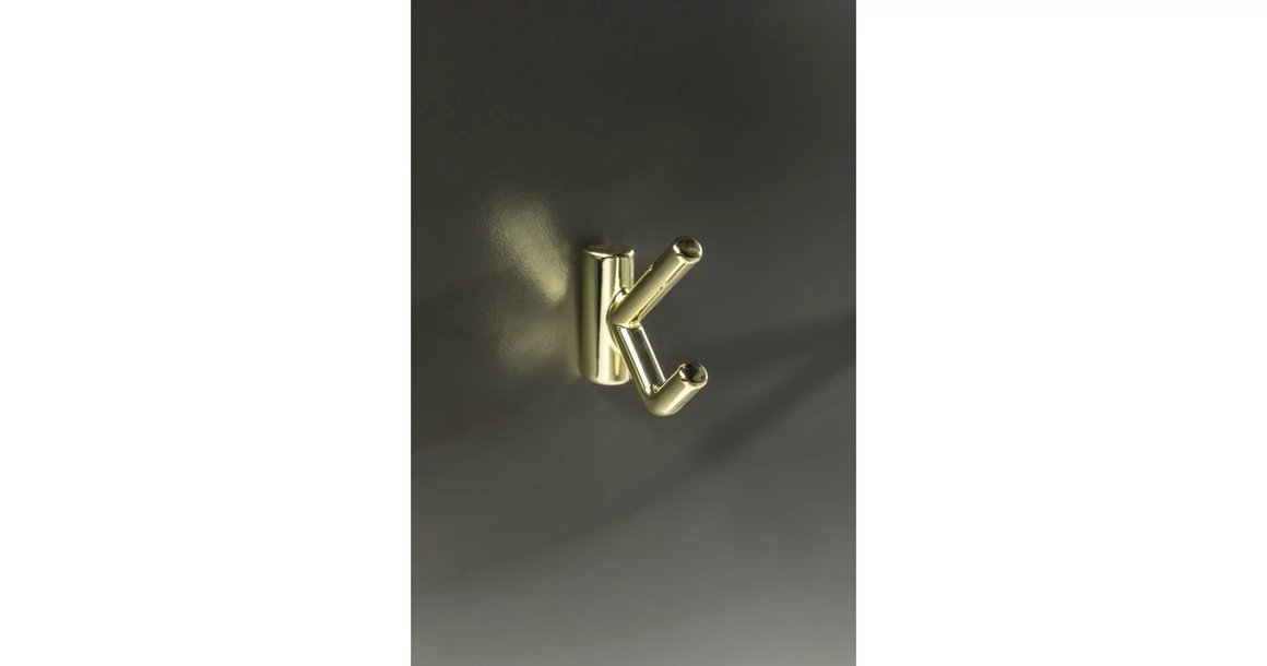 Kép 3/7 - Fogas fém, Lens, arany fényes