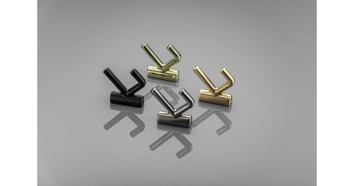 Kép 6/7 - Fogas fém, Lens, arany fényes