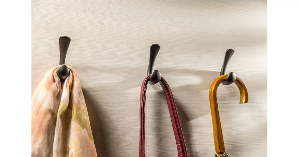 Kép 4/8 - Fogas fém, Ora, fekete matt