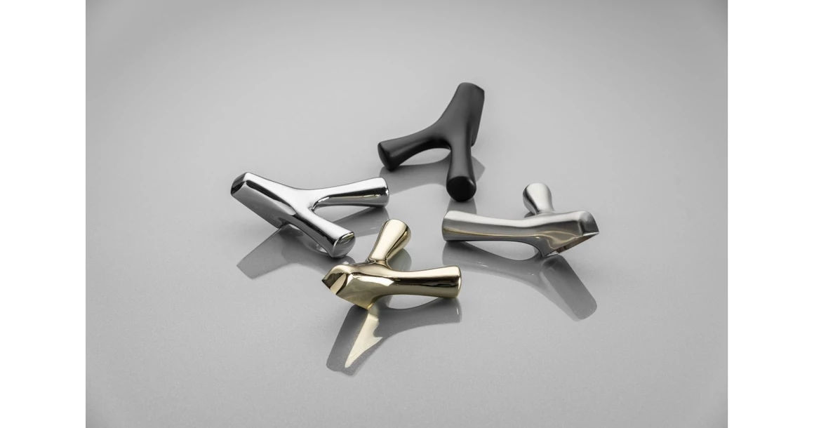 Kép 7/7 - Fogas fém, Torna, fekete matt