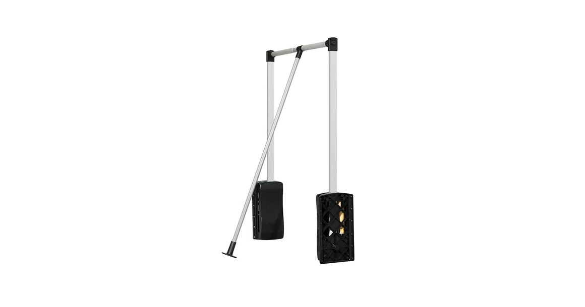 Kép 1/8 - Ruhalift  8kg teherbírású, PG-AL, olajos teleszkóppal, 545-700mm, fekete