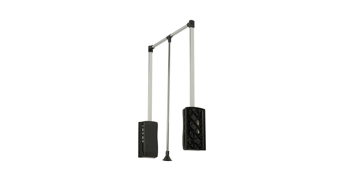 Kép 1/4 - Ruhalift 12kg teherbírású, PG-GA, gázteleszkóppal, 545-700mm, fekete