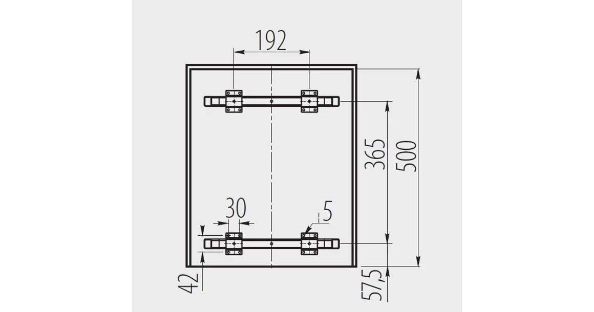 Kép 4/4 - Hulladékgyűjtő GTV Practi Eco 450, szelektív, frontkihúzású, lágy záródás, 20+2*10 L edénnyel, fedéllel