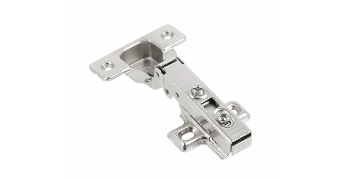 Kép 1/2 - Kivetőpánt, rázáródó, csillapított záródású, klippes, eurocsavar nélküli talp h=0 INNOVO