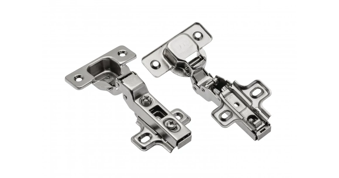 Kép 1/4 - Kivetőpánt, félig rázáródó, klippes, eurocsavar nélküli talp h=0