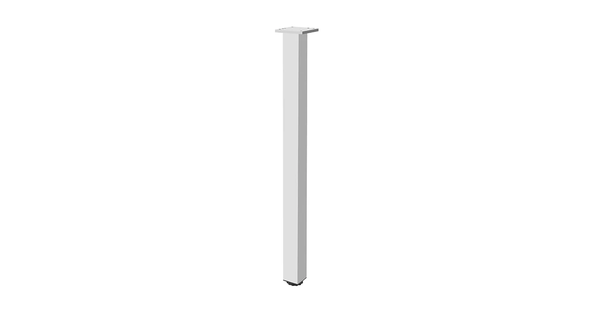 Kép 1/3 - Asztalláb alumínium kocka 60R,  710mm, alu elox
