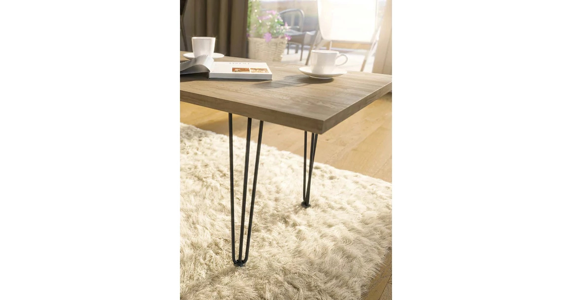 Kép 2/3 - Asztalláb ARTO-10-3R,  304mm, fekete