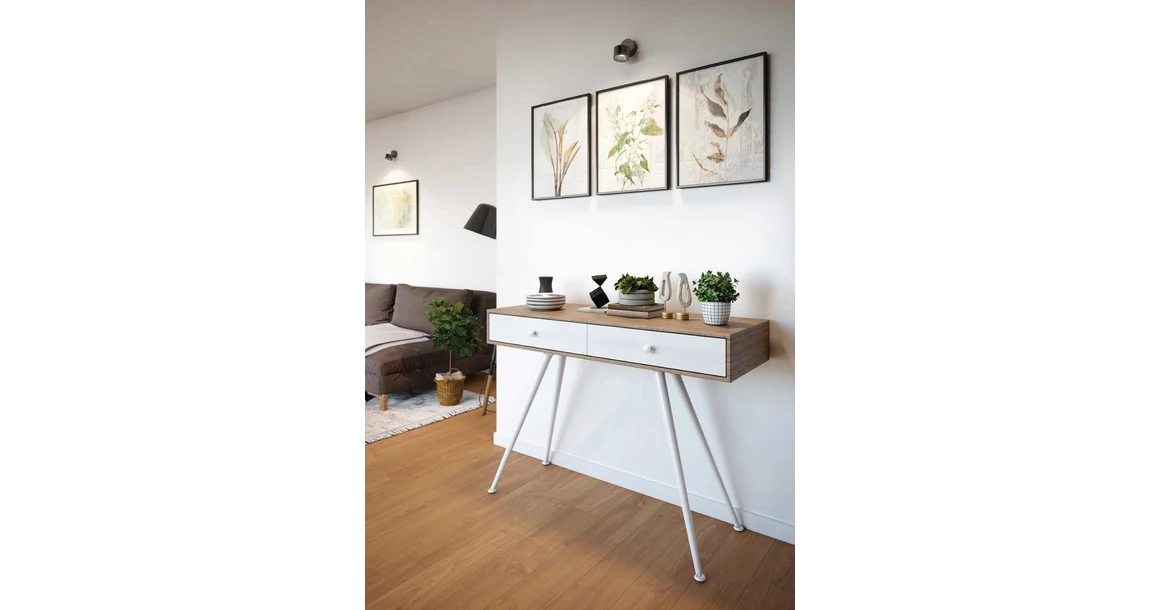 Kép 3/10 - Asztalláb ferde NM-X-LINE40,  710mm, króm