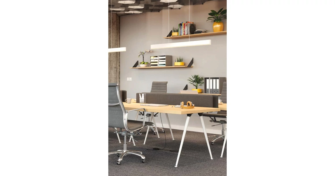 Kép 4/10 - Asztalláb ferde NM-X-LINE40,  710mm, króm