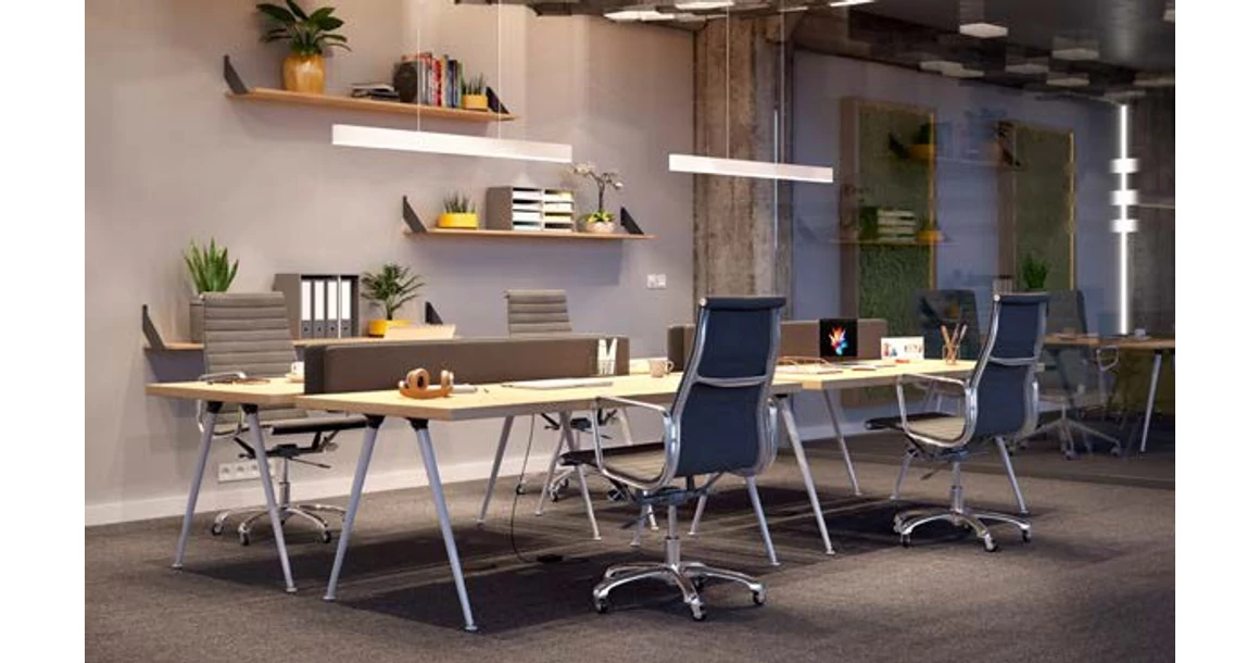 Kép 5/10 - Asztalláb ferde NM-X-LINE40,  710mm, króm