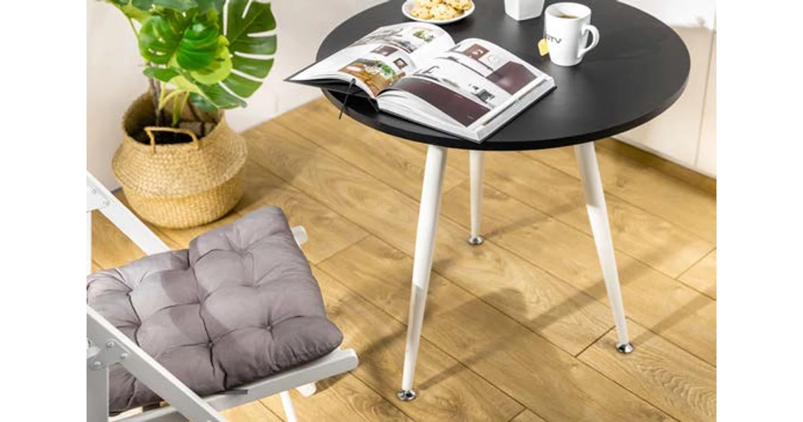 Kép 7/10 - Asztalláb ferde NM-X-LINE40,  710mm, króm