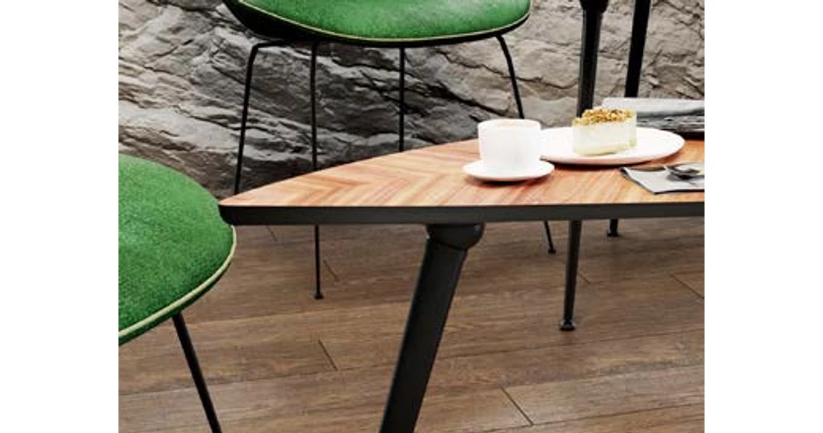 Kép 10/10 - Asztalláb ferde NM-X-LINE40,  710mm, króm