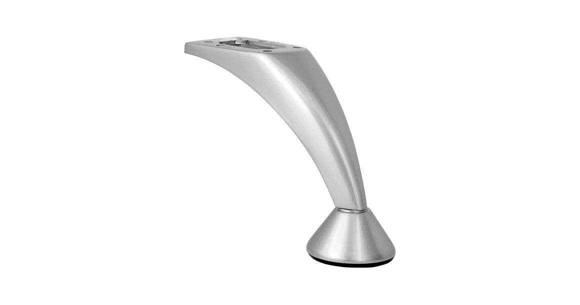 Kép 1/2 - Bútorláb fém, BD-001 122mm, króm