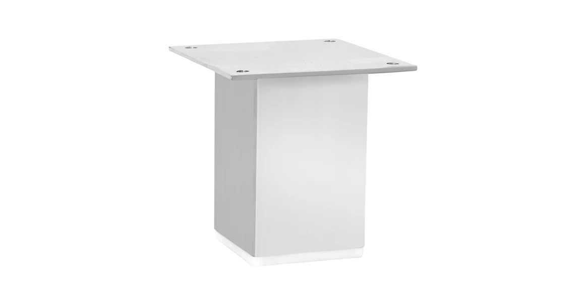 Kép 1/2 - Bútorláb alumínium, BD-739 100mm, matt króm