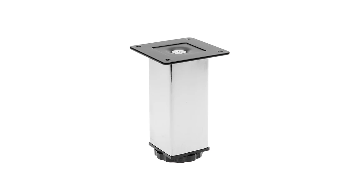 Kép 1/2 - Bútorláb fém, SQ-40,  60mm, króm