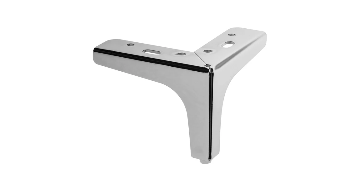 Kép 1/3 - Bútorláb fém, STGY135, 100mm, króm