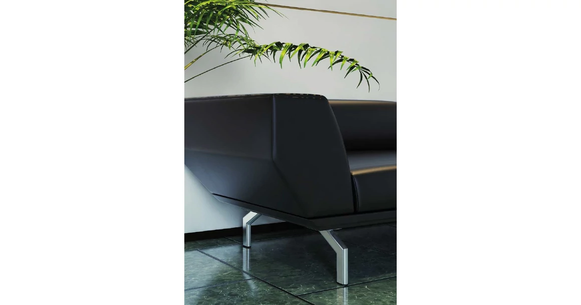 Kép 2/3 - Bútorláb fém, STOMP, 120mm, króm