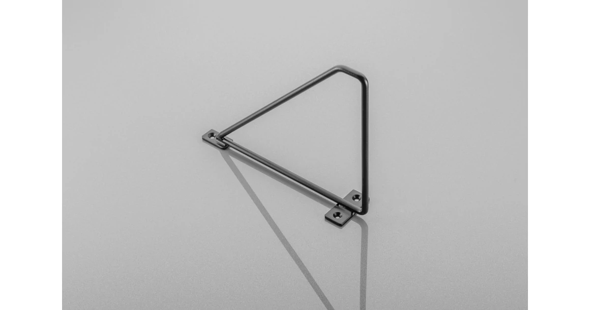 Kép 4/6 - Polctartó konzol BAR, 21 x 17 cm, matt fekete