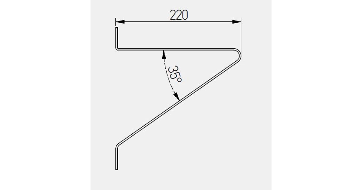 Kép 6/6 - Polctartó konzol GALA, 25 x 22 cm, matt fekete