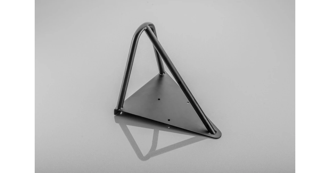 Kép 7/8 - Polctartó konzol WIRE, 18 x 16 cm, matt fekete