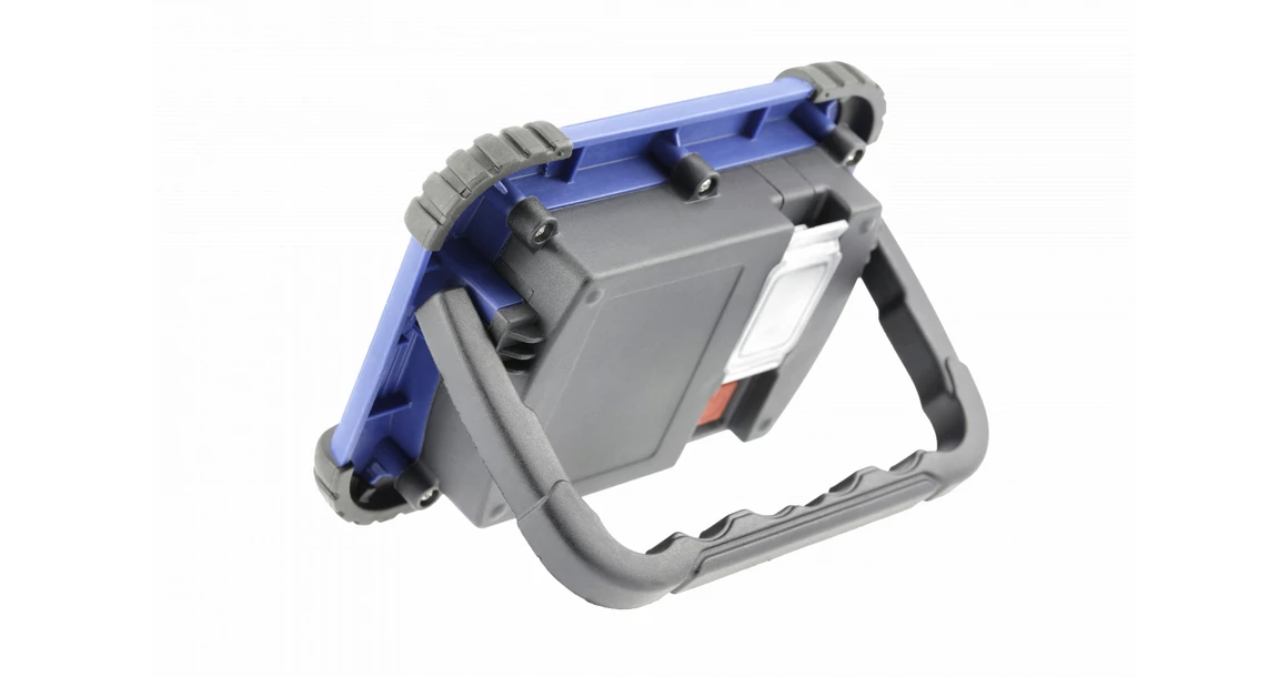 Kép 5/7 - LED reflektor akkumulátorral ONYX 20W, 1600lm, AC220-240V, 50/60 Hz, PF>0,5, RA>80, IP54, 120°, 6400K, kék