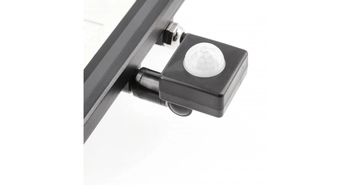 Kép 4/12 - LED reflektor iNEXT mozgásérzékelővel 20W 1600lm, PF>0,9, RA>80, IP65, 120°, 6400K, fekete