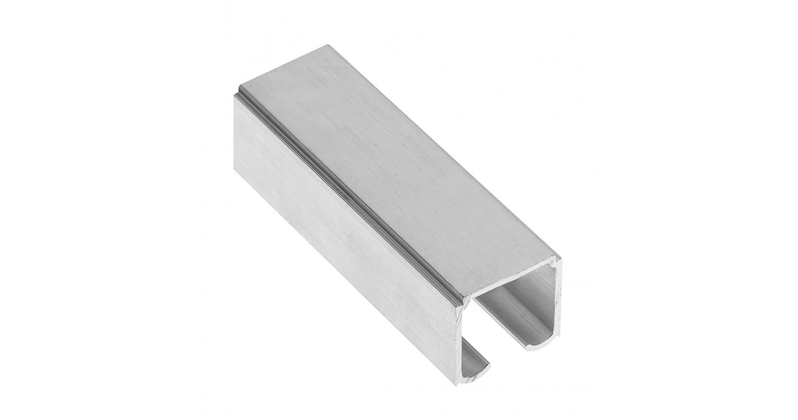 Kép 1/3 - Tolóajtó felső sín szimpla, QUANTUM, 2fm, alu nyers