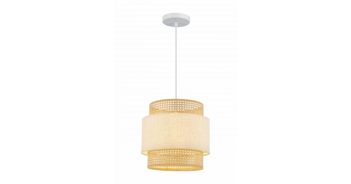 Kép 1/9 - Lámpa Fali lámpatest ABRA, 6168, AC220-240V, 50/60Hz, 1*E27, max.40W, IP20, átmérő 40 cm, krém