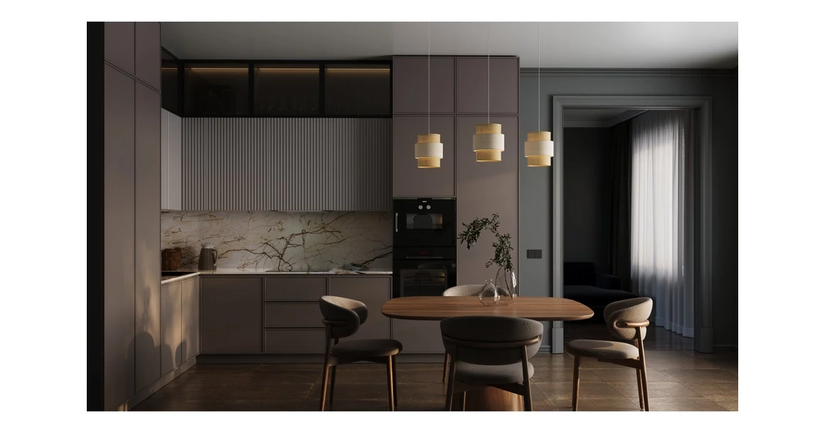 Kép 2/7 - Lámpa Fali lámpatest ABRA 2, 6151, AC220-240V, 50/60Hz, 3*E27, max.40W, átmérő 20 cm, krém