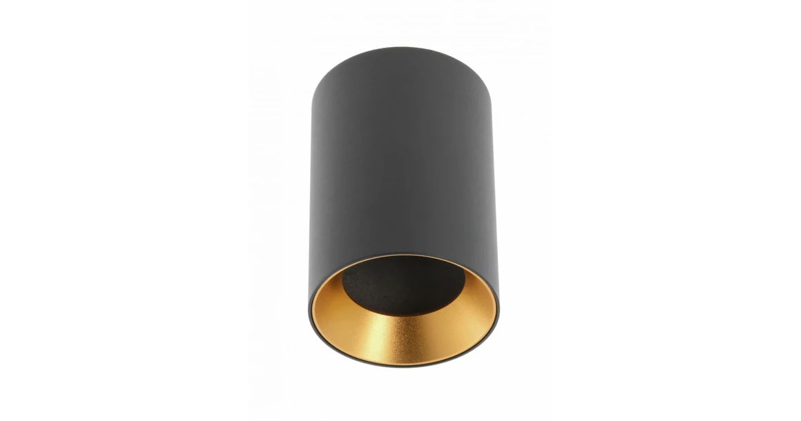 Kép 1/4 - Lámpa Mennyezeti lámpa AERO II, max. 250V, 50/60Hz, 70x100mm, IP20, max. 20W, kör, fekete