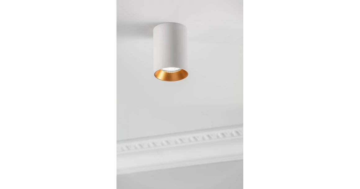 Kép 2/4 - Lámpa Mennyezeti lámpa AERO II, max. 250V, 50/60Hz, 70x100mm, IP20, max. 20W, kör, fehér