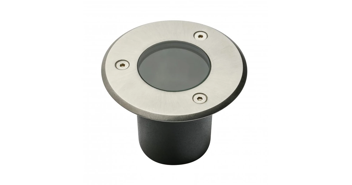 Kép 1/4 - Lámpa Kerti lámpatest ALFA-O-MINI, kör, GU10 (max. 10W), IP67, AC220-240V, 50/60Hz, inox