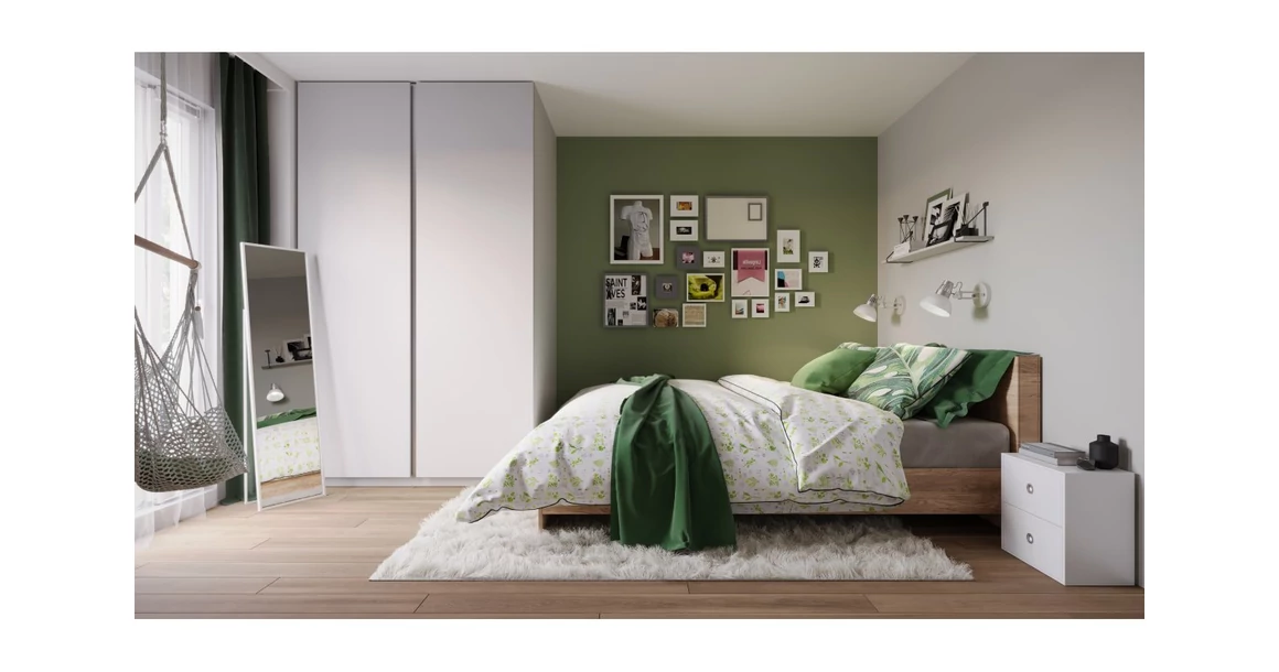 Kép 2/3 - Lámpa Fali lámpatest ARTEMIA, 2218, AC220-240V, 50/60Hz, 1*E27, max.40W, IP20, Átmérő 16,3cm, egyes, fehér