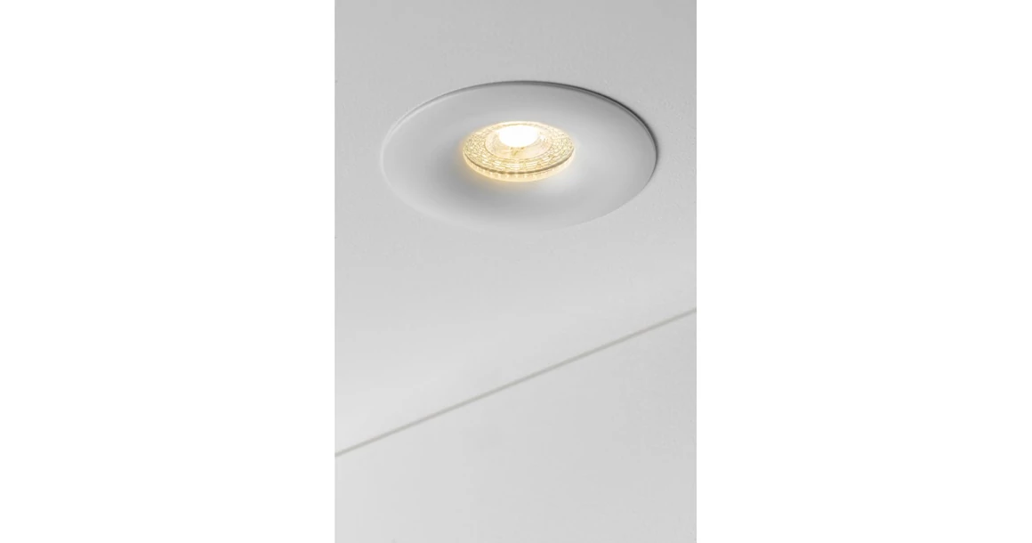 Kép 2/3 - Lámpa Mennyezeti lámpatest AURORA, IP20, kör, aluminium, fehér