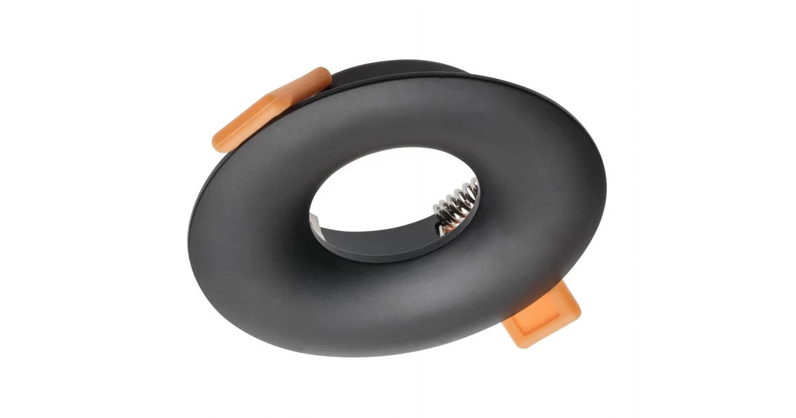 Kép 1/4 - Lámpa Mennyezeti lámpatest AURORA, IP20, kör, aluminium, fekete