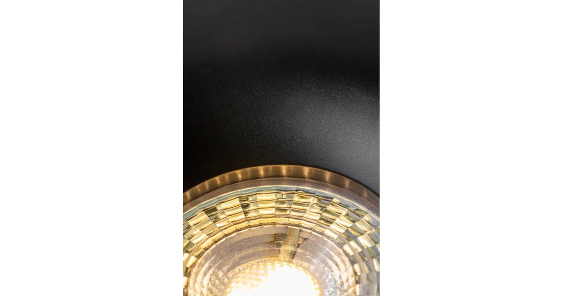 Kép 3/4 - Lámpa Mennyezeti lámpatest AURORA, IP20, kör, aluminium, fekete