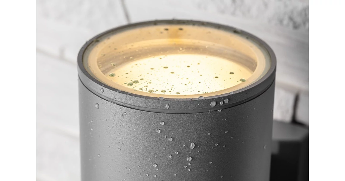 Kép 3/4 - Lámpa Fali lámpa BALEO, 1 irányú, E27, 190*105*175, IP 54 (Ø105mm)