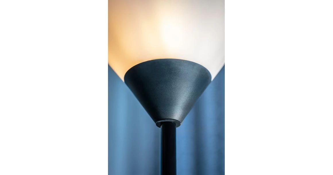 Kép 4/7 - Lámpa Állólámpa BENFICA2, E27 max. 60W, E14 max.40W, műanyag + fém, fekete