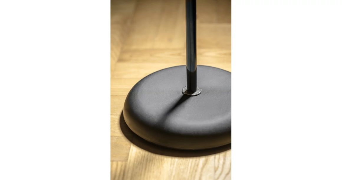 Kép 5/7 - Lámpa Állólámpa BENFICA2, E27 max. 60W, E14 max.40W, műanyag + fém, fekete