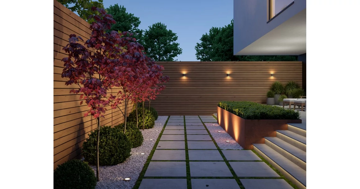 Kép 2/6 - Lámpa Kerti lámpatest BETA-K (négyzet), max.50 W, GU10, IP67, AC220-240V, 50/60Hz, inox