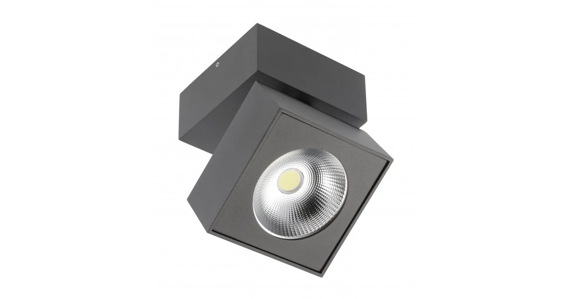 Kép 2/3 - Lámpa Mennyezeti BIANCO 15W 1500lm, AC220-240V, 50/60 Hz, PF>0,5, Ra≥80, IP20, IK06, 36°, 4000K, kocka, fekete