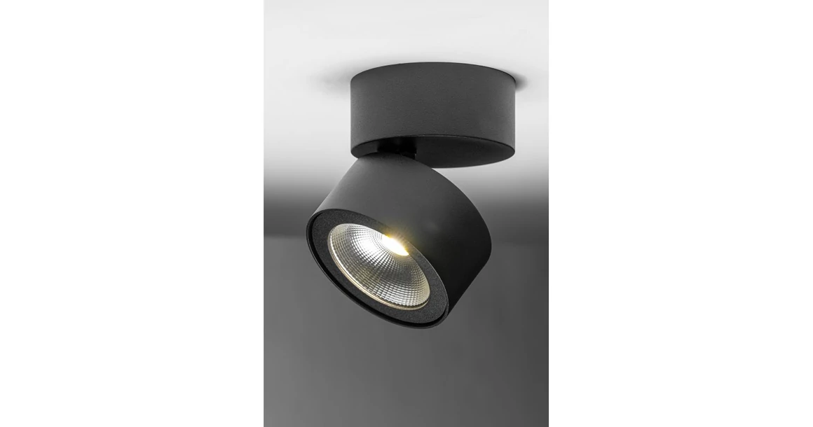 Kép 4/7 - Lámpa Mennyezeti BIANCO 15W 1500lm, AC220-240V, 50/60 Hz, PF>0,5, Ra≥80, IP20, IK06, 36°, 4000K, kör, fekete