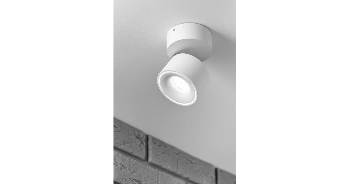 Kép 2/7 - Lámpa Mennyezeti BIANCO, 8W, 680lm, AC220-240V, 50/60 Hz, PF>0,9, Ra≥80, IP20, IK06, 36°, 4000K, kör, fehér