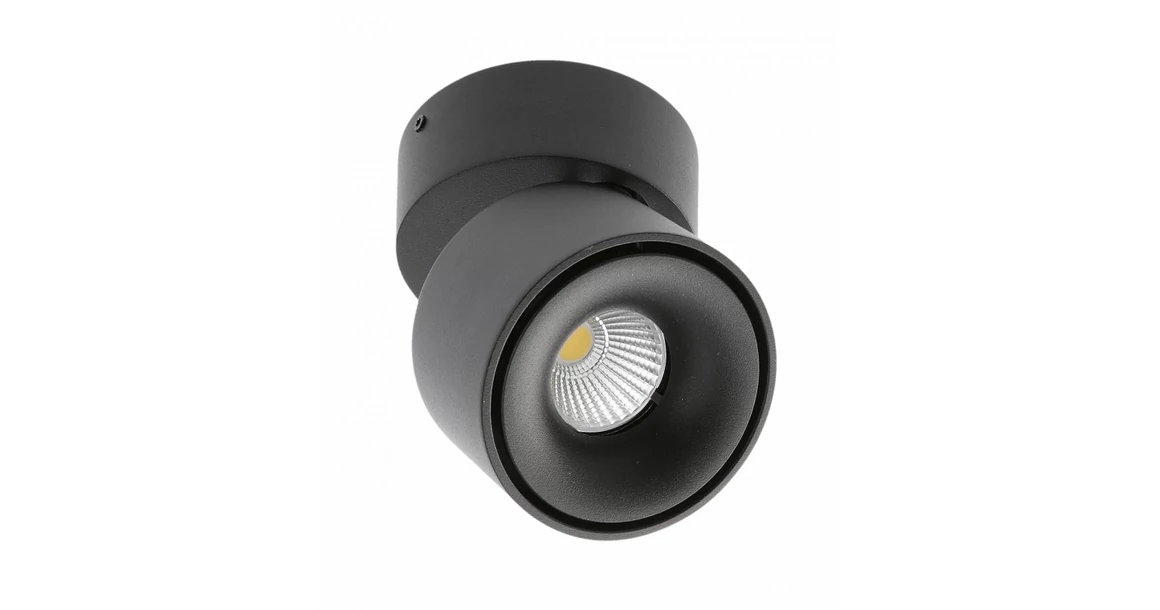 Kép 1/7 - Lámpa Mennyezeti BIANCO, 8W, 680lm, AC220-240V, 50/60 Hz, PF>0,9, Ra≥80, IP20, IK06, 36°, 4000K, kör, fekete